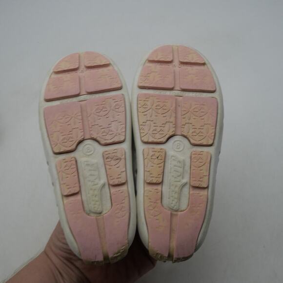 Floafers Prodigy Loafers Water Slip On Shoes Toddler Little  Girls 8 White Pink - Picture 7 of 8